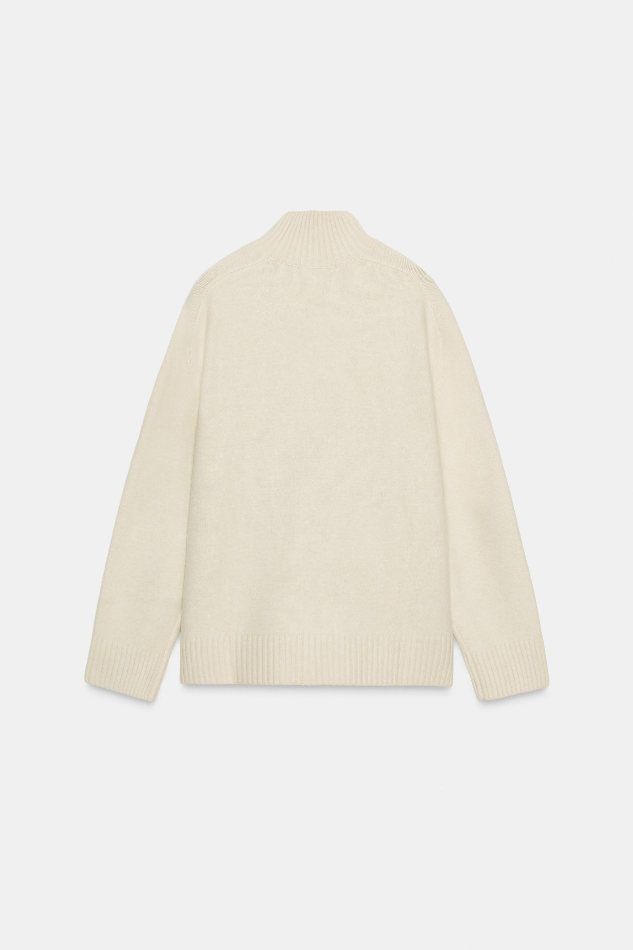 PLAIN KNIT HIGH NECK JUMPER